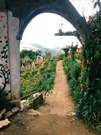 View of landscape against sky
