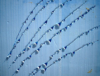 Sunlight falling on cracked wall