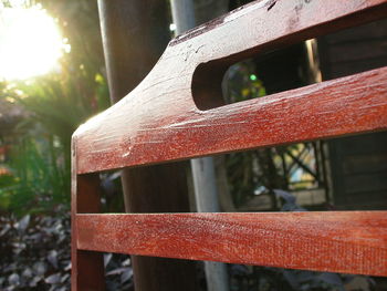 Close-up of rusty metal