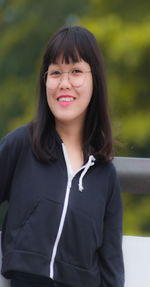 Portrait of a smiling young woman