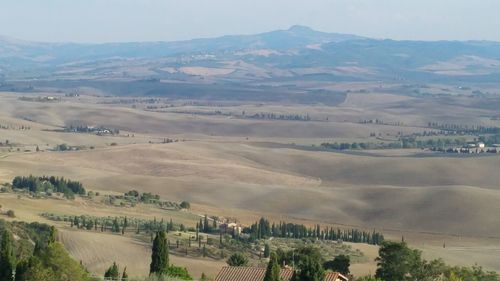 High angle view of landscape