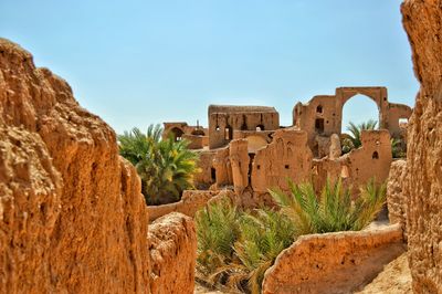 Old ruins against sky