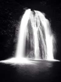 Blurred motion of waterfall