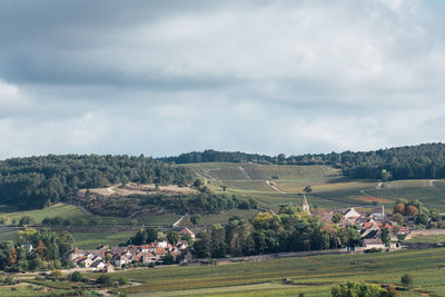 Scenic view of landscape against sky