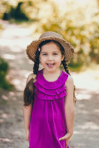 Portrait of smiling girl