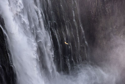 Scenic view of waterfall