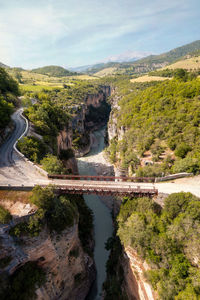 Osumi canyon in southern albania taken in may 2022