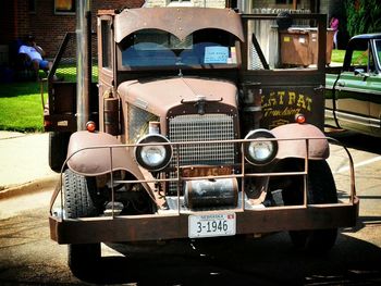 Cars parked in parking lot