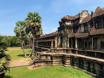 View of old ruin building