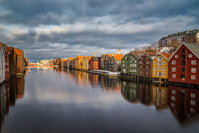 Panoramic view of buildings against sky