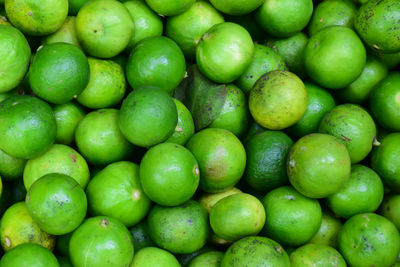 Full frame shot of oranges in market