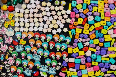 Full frame shot of colorful balls