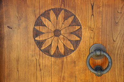 Close-up of door knocker