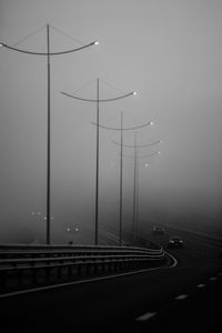 Fog on the road