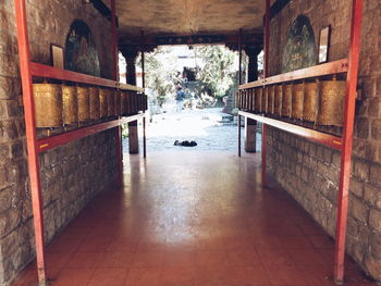 Interior of building