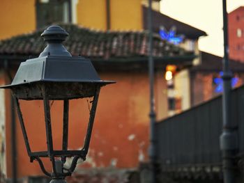 Old light in an old town
