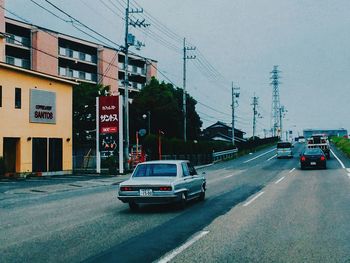 Traffic on city street