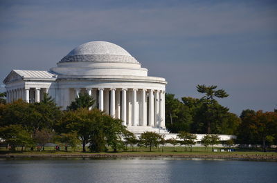 Built structure with trees in background