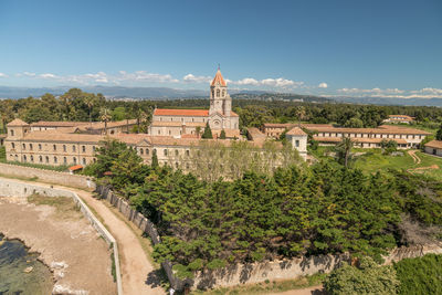 View of historic building against sky