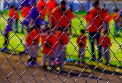 Full frame shot of chainlink fence