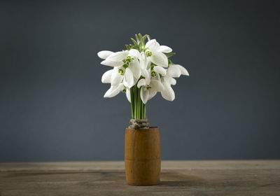 Close-up of vase on table