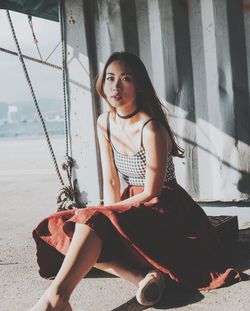 sitting