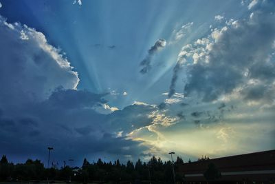 Scenic view of cloudy sky