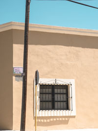 Low angle view of built structure against sky