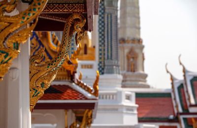 Low angle view of a temple