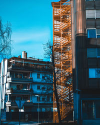 Low angle view of building against sky