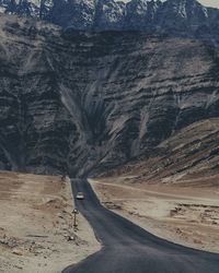 Road passing through landscape