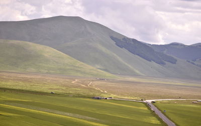 Scenic view of landscape against sky