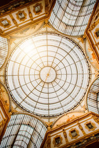 Low angle view of ceiling