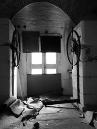 Interior of abandoned home