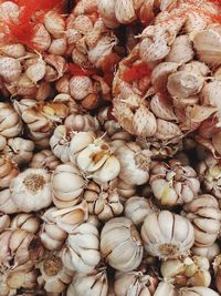 Full frame shot of vegetables for sale at market