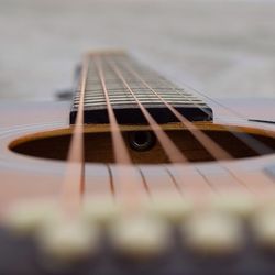 Close-up of guitar
