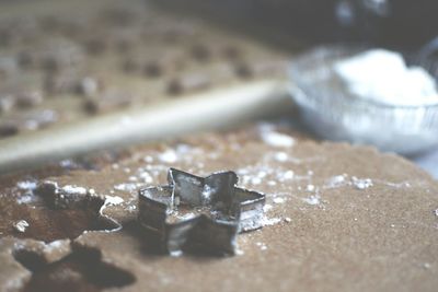 Close-up of pastry cutter