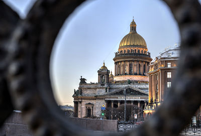 Cathedral of building against sky in city