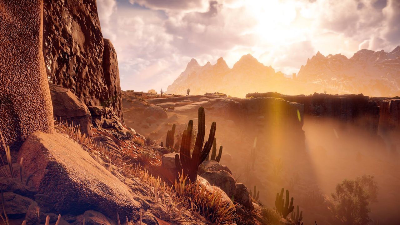 PANORAMIC VIEW OF LANDSCAPE AND MOUNTAINS AGAINST SKY