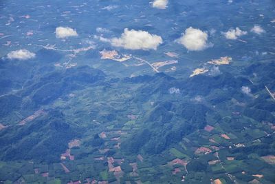 Aerial view of landscape