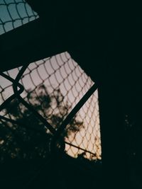 Close-up of chainlink fence