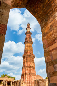 Low angle view of a temple