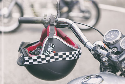 Close-up of bicycle