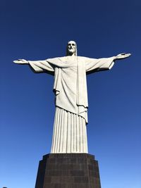 Low angle view of a statue