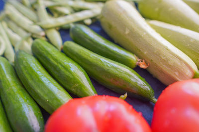 Full frame shot of vegetables in market