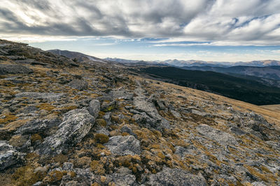 Landscape in the rocky mountains, colorado