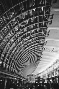 Low angle view of illuminated building