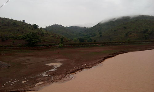 Scenic view of mountains