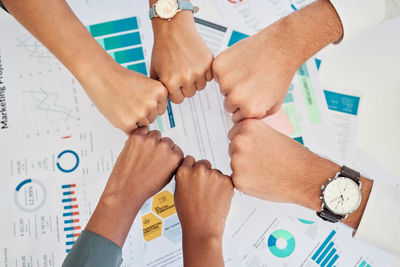 Cropped image of business colleagues shaking hands