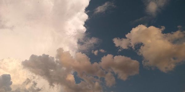 Low angle view of clouds in sky